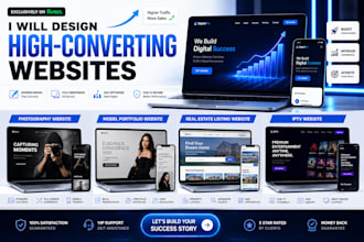 photography, model portfolio, real estate and iptv websites