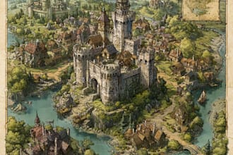map illustration map design vector map site map illustrated map fantasy game map