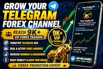 fix telegram ads issues, fix bot channel telegram ads, forex promotion