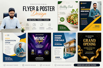 design professional flyers posters and brochures in canva
