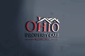 design real estate property management company logo