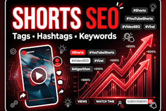 do youtube shorts SEO with tags, hashtags, and keyword research