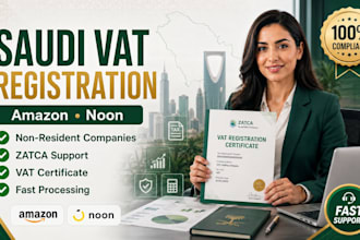 register vat ksa for non resident company for amazon