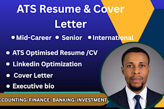 write ats bank resume, investment resume finance resume and banking cover letter