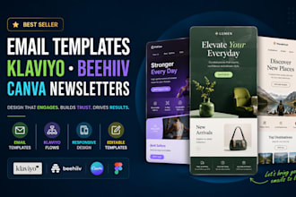 design figma to klaviyo email templates klaviyo flows canva, beehiiv newsletters