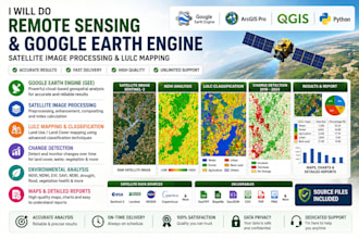 do remote sensing, google earth engine, satellite image processing and lulc map
