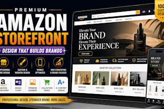 create a custom amazon storefront and brand store design
