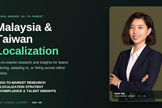 research malaysia and taiwan markets for business expansion