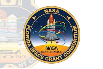 design monogram nasa competition logo for college students