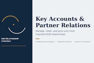 manage your key accounts and partner relationships