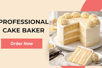 bake professional custom cakes for all occasions
