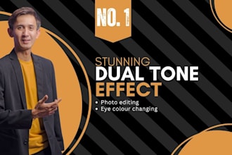 do professional dual tone effect and eye colour change