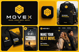 design logo, full branding kit, brand guidelines and brand style guide identity