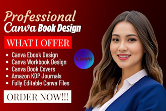 design canva ebooks kdp journal canva book covers and canva workbooks design