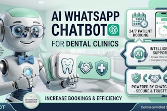 build ai whatsapp chatbot for dental clinic booking