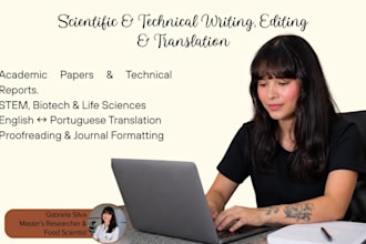 write, edit, and translate scientific and technical texts