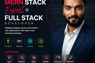 be your mern stack expert and full stack developer