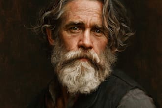 draw digital realistic oil portrait painting