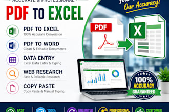convert PDF to excel accurately and professionally