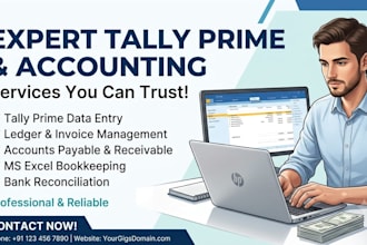 do tally prime data entry, accounting and billing work