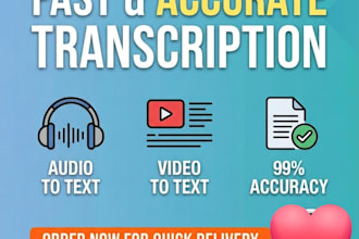 do professional hindi audio or video transcription