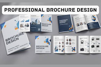 design a corporate trifold brochure real estate booklet sales leaflet