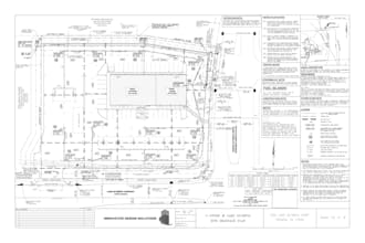 design storm water management plan with drainage and detention calculations