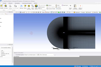 do cfd,fea simulation in ansys fluent