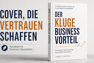 business  sachbuch buchcover design KDP fertig