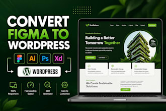 convert figma to wordpress elementor website