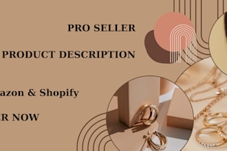 do professional amazon shopify product descriptions