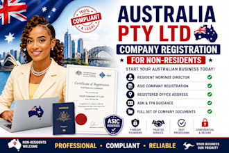 register australian pty ltd company for non resident with nominee director