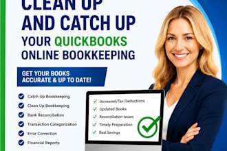 clean up and catch up your quickbooks online bookkeeping