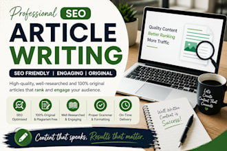 write high quality articles and blog posts