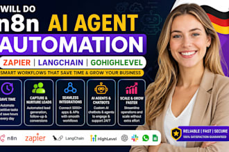 do n8n agent zapier  workflow chatbot langchain gohighlevel automation