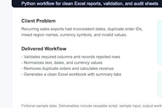 clean organize and format your excel or CSV data
