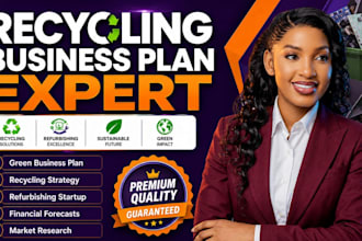 write a green business plan for electronic refurbishing or recycling startup