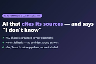 build ai automation and llm integration for your workflow