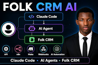 build folk CRM ai automation with claude code and ai agents