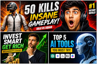 create youtube thumbnail design
