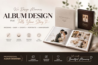 design luxury wedding album album layouts