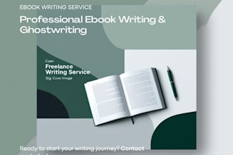 write a professional ebook for you
