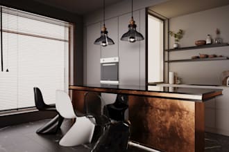 create photorealistic interior rendering