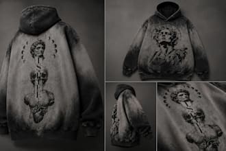 design modern oversized hoodie graphics for your brand