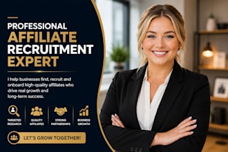 do affiliate recruitment for your affiliate program, manage affiliate program