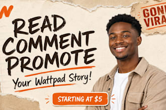 read, comment and promote your wattpad story, webtoon and webnovel