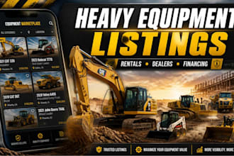 list heavy equipment on facebook marketplace