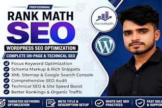 setup rank math SEO and optimize wordpress website