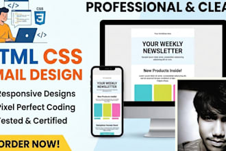 create responsive HTML email template