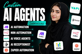 do ai agent, ai automation, ai voice agent, ai receptionist, ghl, zapier and n8n